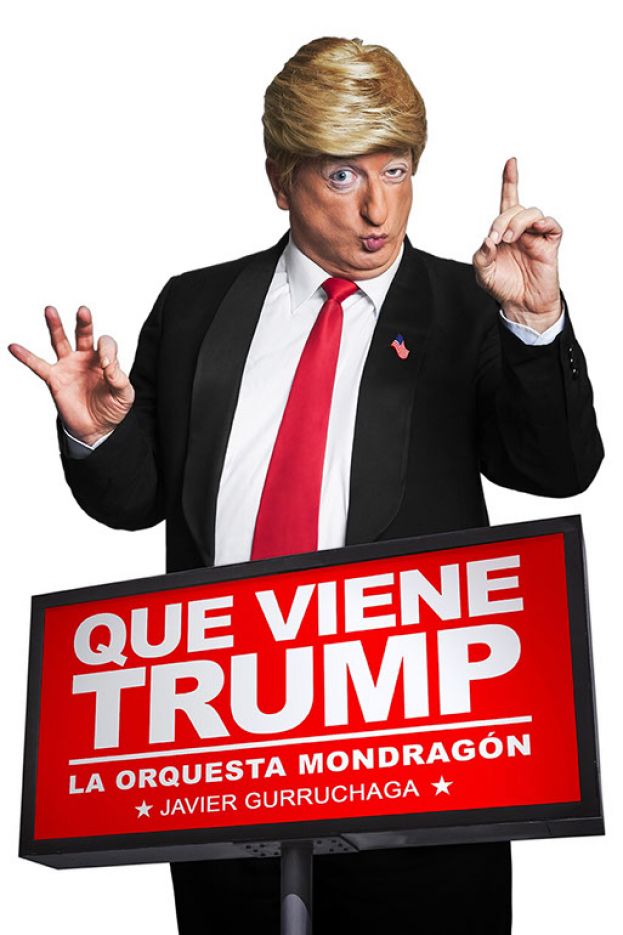 Gurruchaga crea una parodia de Trump en sus conciertos con la Orquesta Mondrag&oacute;n