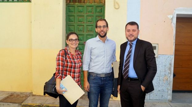 Visita a G&aacute;ldar del Consejero de Juventud del Cabildo de Gran Canaria