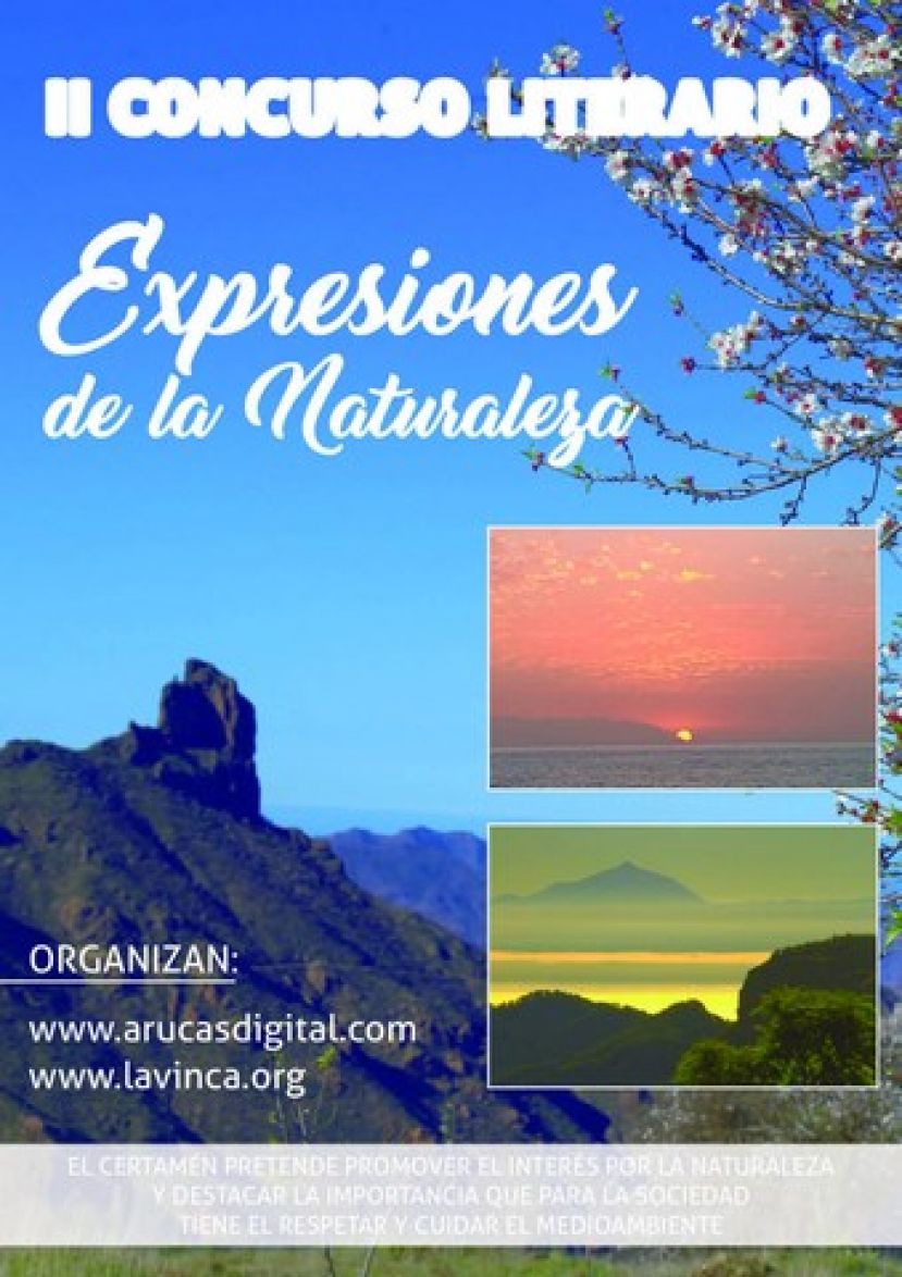 Arucas: II Concurso Literario "EXPRESIONES DE LA NATURALEZA"
