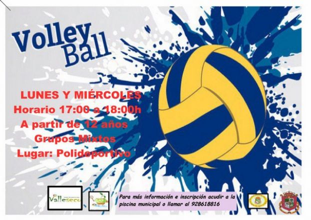 Valleseco promueve la actividad de voleibol
