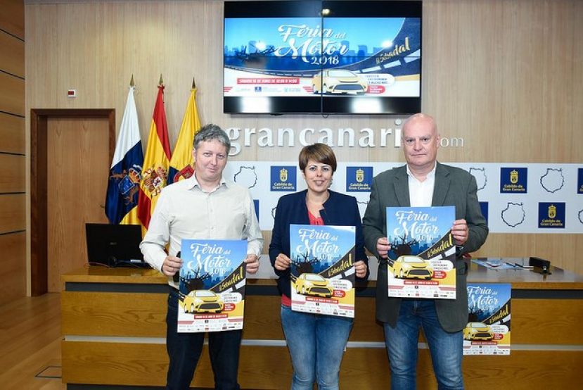 La Feria del Motor de El Sebadal exhibe casi un centenar de veh&iacute;culos