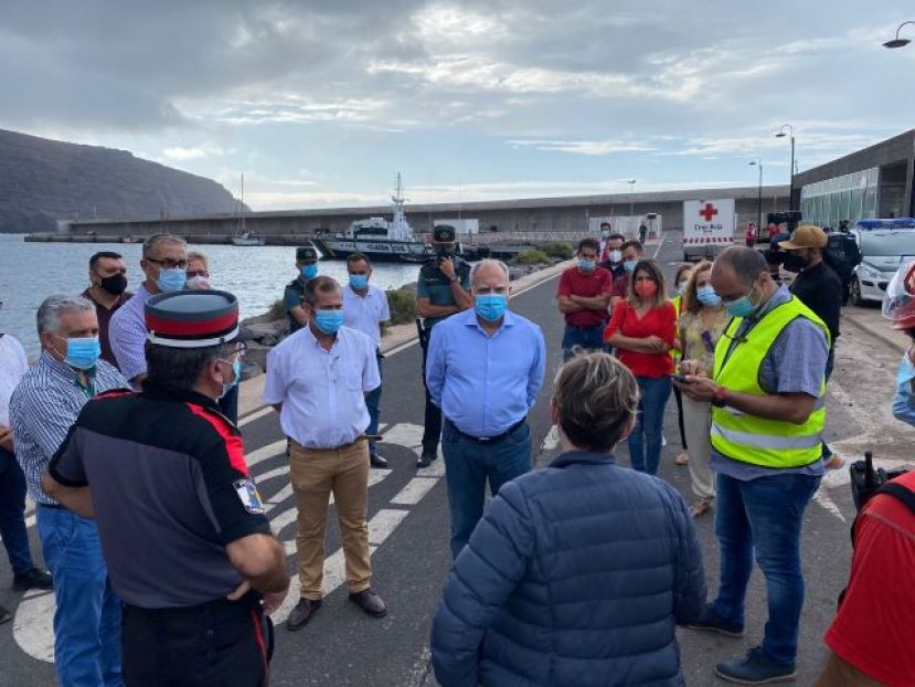 La Gomera: Las administraciones acuerdan priorizar la estabilización del talud (Vídeo)