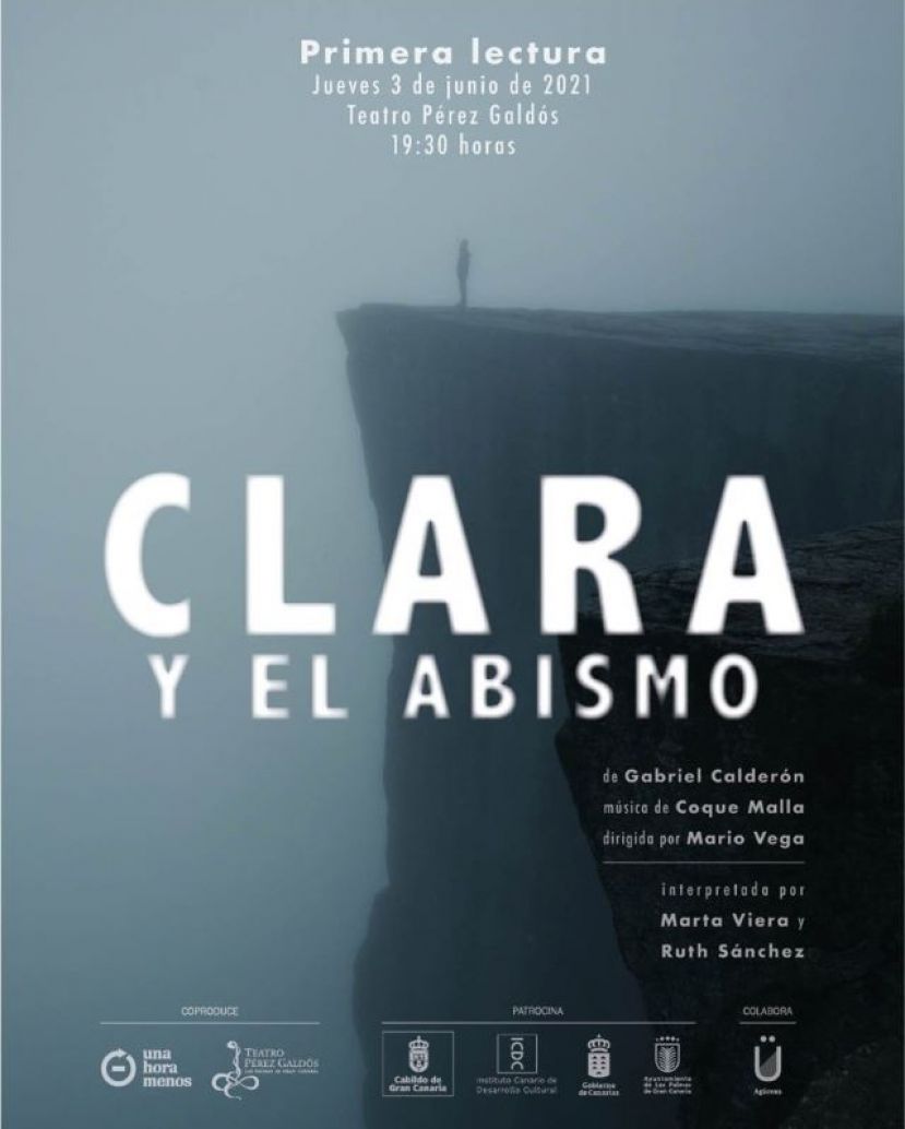 El Teatro Pérez Galdós pone a la venta las entradas para el montaje escénico ‘Clara y el abismo’