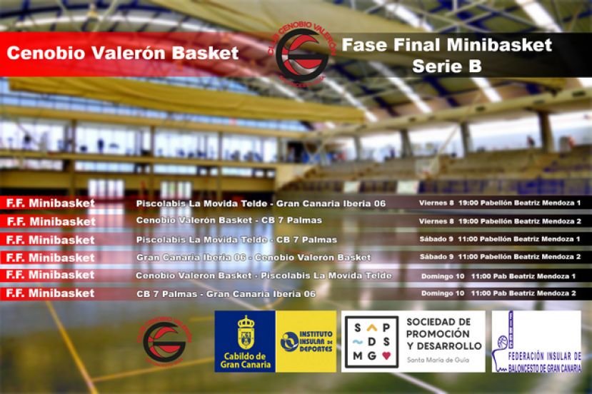 La fase final del Minibasket se juega en Gu&iacute;a este fin de semana