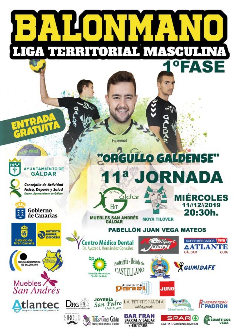 Balonmano: El Muebles San Andrés Gáldar disputa el derbi norteño