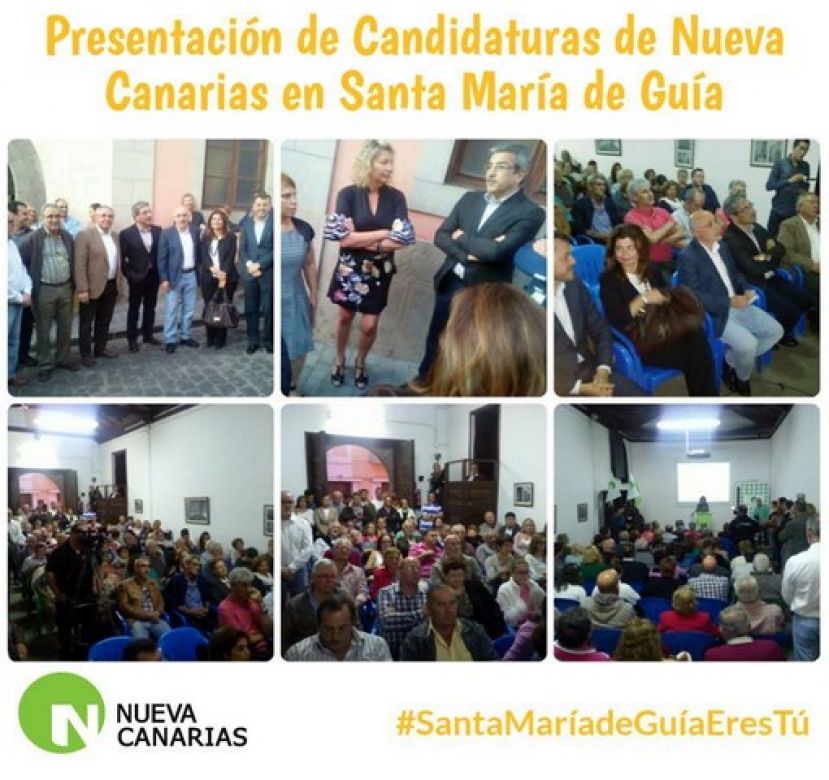 Guía: Nueva Canarias presentó la lista electoral a las elecciones del 24M