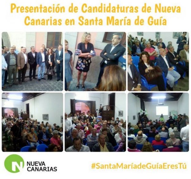 Guía: Nueva Canarias presentó la lista electoral a las elecciones del 24M
