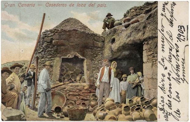 El cart&oacute;filo Vicente Rodr&iacute;guez ilumina el recorrido entre postales centenarias por la muestra 'Imagen etnogr&aacute;fica de Gran Canaria'