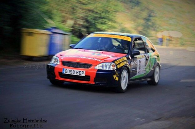 Iv&aacute;n Cabrera se anot&oacute; la 2&ordf; plaza en el grupo A del 1&ordm; Rallye Comarca Norte