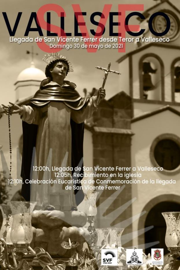 San Vicente Ferrer regresa a Valleseco este domingo 30 de mayo