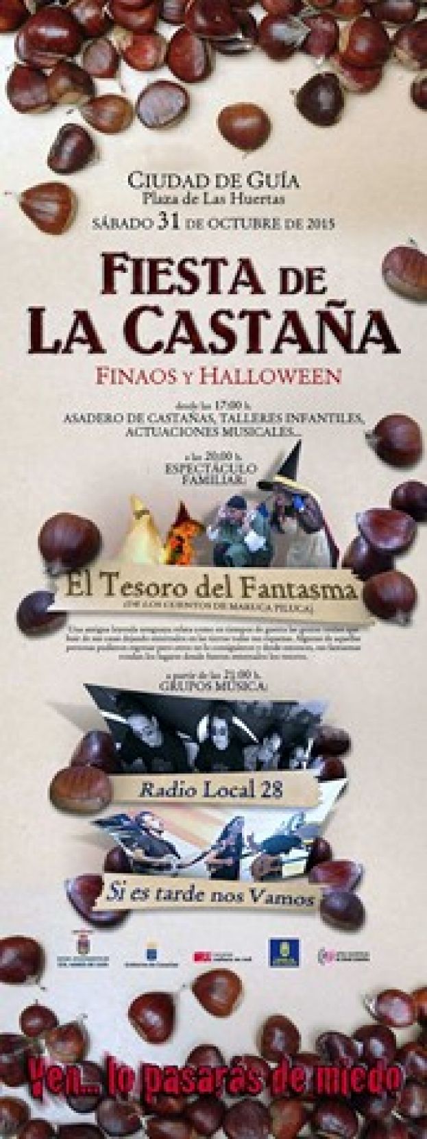 Gu&iacute;a celebrar&aacute; la Fiesta de la Casta&ntilde;a y Los Finaos en la Plaza de Las Huertas