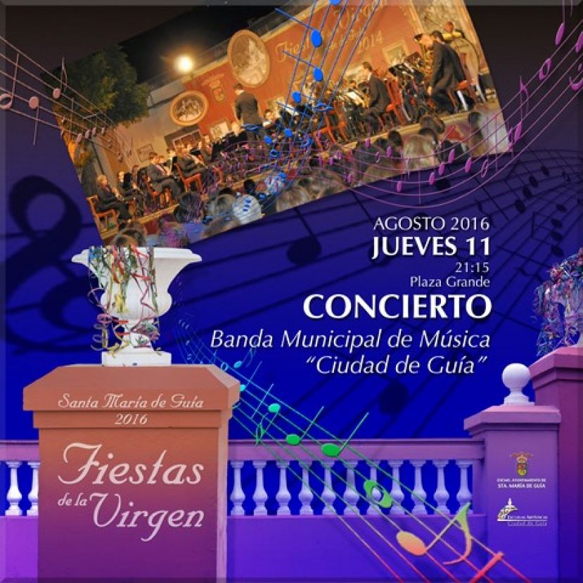 La Banda de Música Ciudad de Guía ofrece su tradicional Concierto de la Virgen
