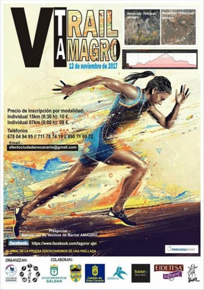 G&aacute;ldar: Barrial celebra el pr&oacute;ximo domingo el VI Trail Amagro