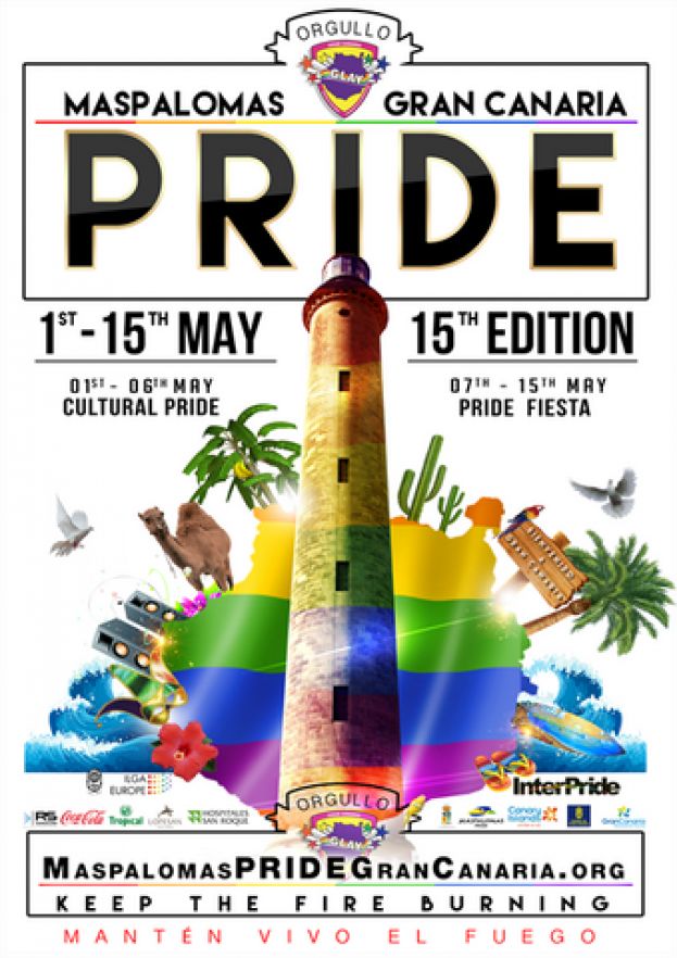 En Marcha la 15 Edicion del Maspalomas PRIDE Gran Canaria (1 - 15 mayo 2016)