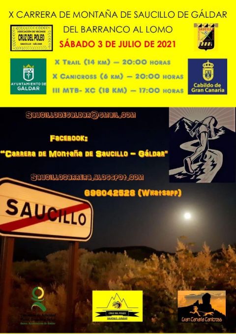 X Carrera de Monta&ntilde;a &ldquo;Del Barranco al Lomo&rdquo; de Saucillo de G&aacute;ldar