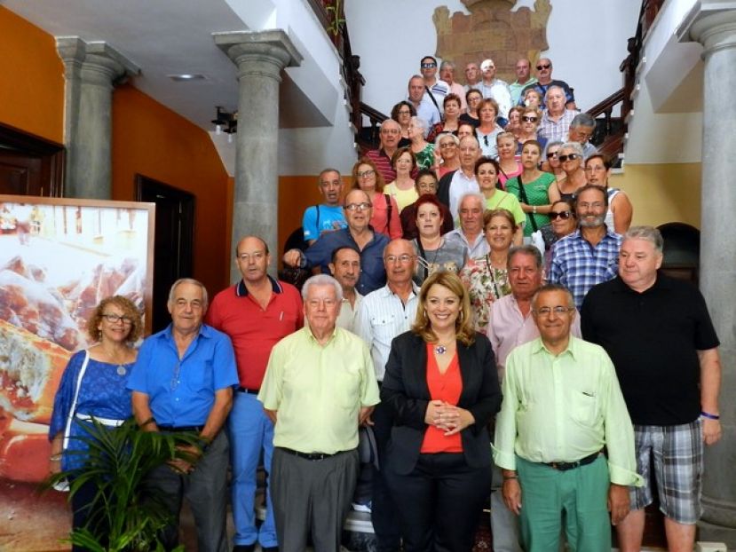Los 'Andariegos segovianos' visitaron esta ma&ntilde;ana Teror