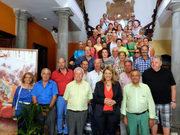 Los 'Andariegos segovianos' visitaron esta ma&ntilde;ana Teror