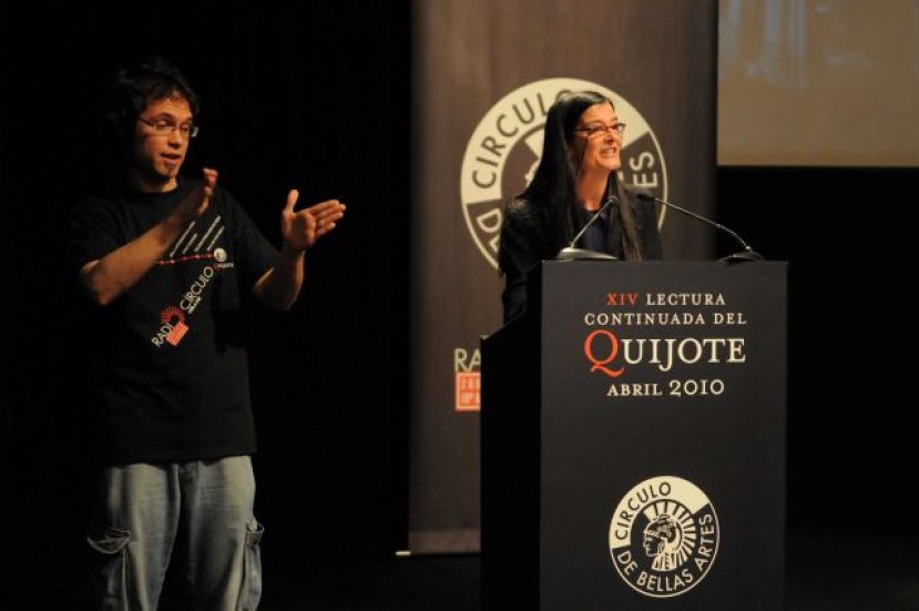 Don Quijote se instala durante dos d&iacute;as en la Biblioteca Insular