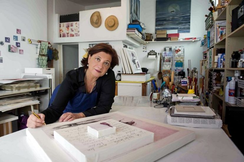 Inauguración de la exposición de la artista Paqui Martín ‘Las ventanas de Eva’