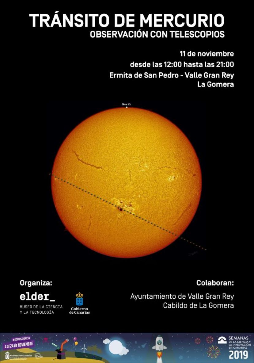 La Gomera ser&aacute; epicentro de la observaci&oacute;n del tr&aacute;nsito de Mercurio