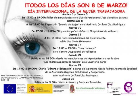 Valleseco: ¡ Todos los días son 8 de marzo!