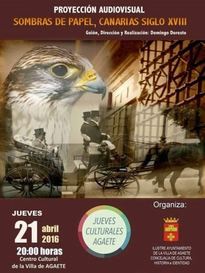 Agaete: 'Sombras de Papel, Canarias Siglo XVIII' en los 'Jueves Culturales'