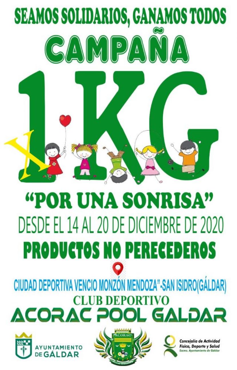 Gáldar: Campaña solidaria 2020 &#039;Por un Kilo y una sonrisa&#039;