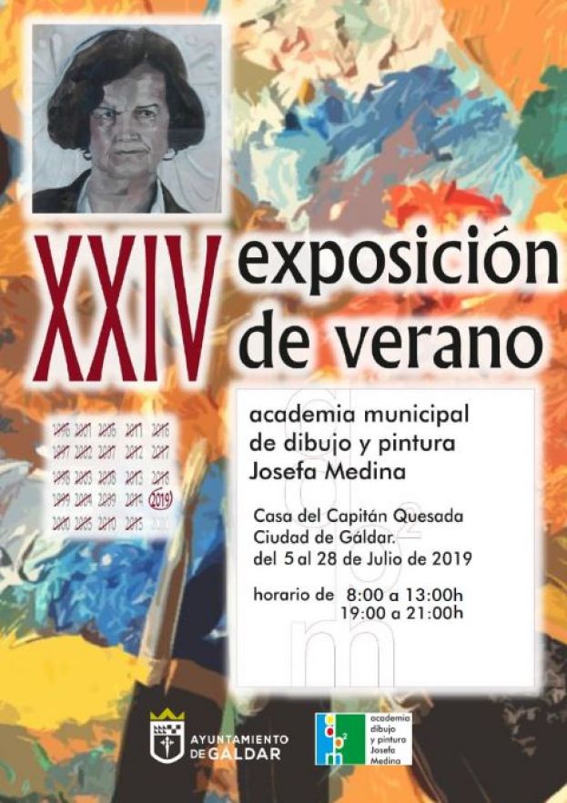 Exposici&oacute;n de la Academia Municipal de Dibujo y Pintura Josefa Medina en G&aacute;ldar