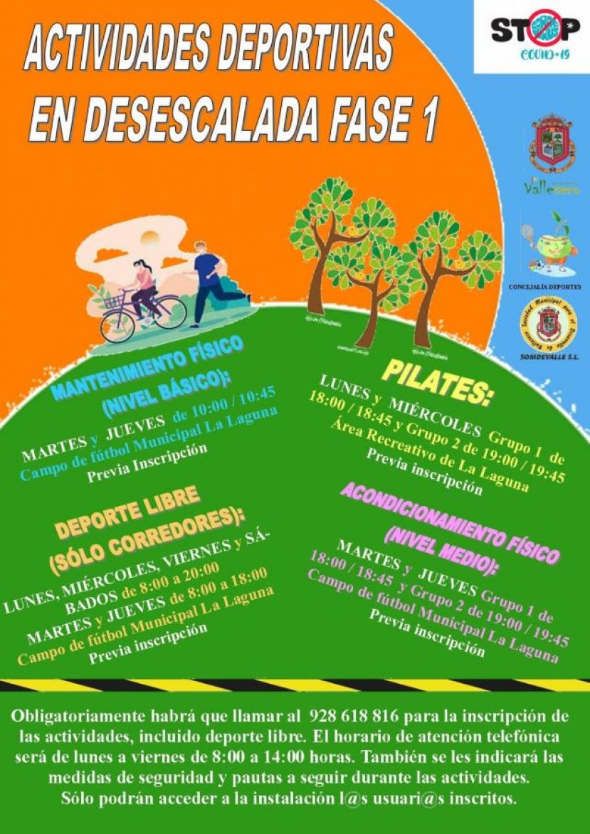 Valleseco lanza un paquete de actividades deportivas al aire libre