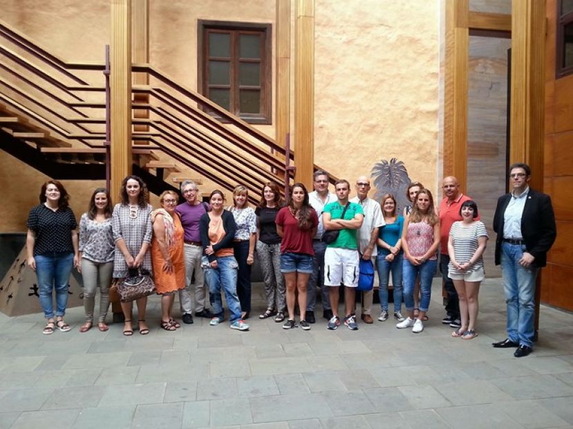 Clausura del curso &ldquo;C&oacute;mo hablar en p&uacute;blico"en la Casa de la Cultura de Gu&iacute;a