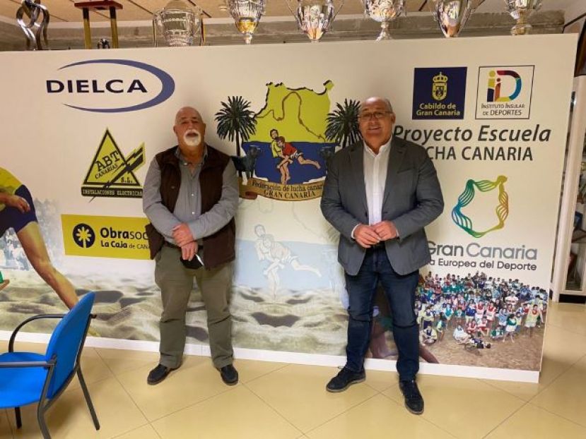 Lucha Canaria: Reuni&oacute;n con el laboratorio alem&aacute;n Nal Von por el test de ant&iacute;genos