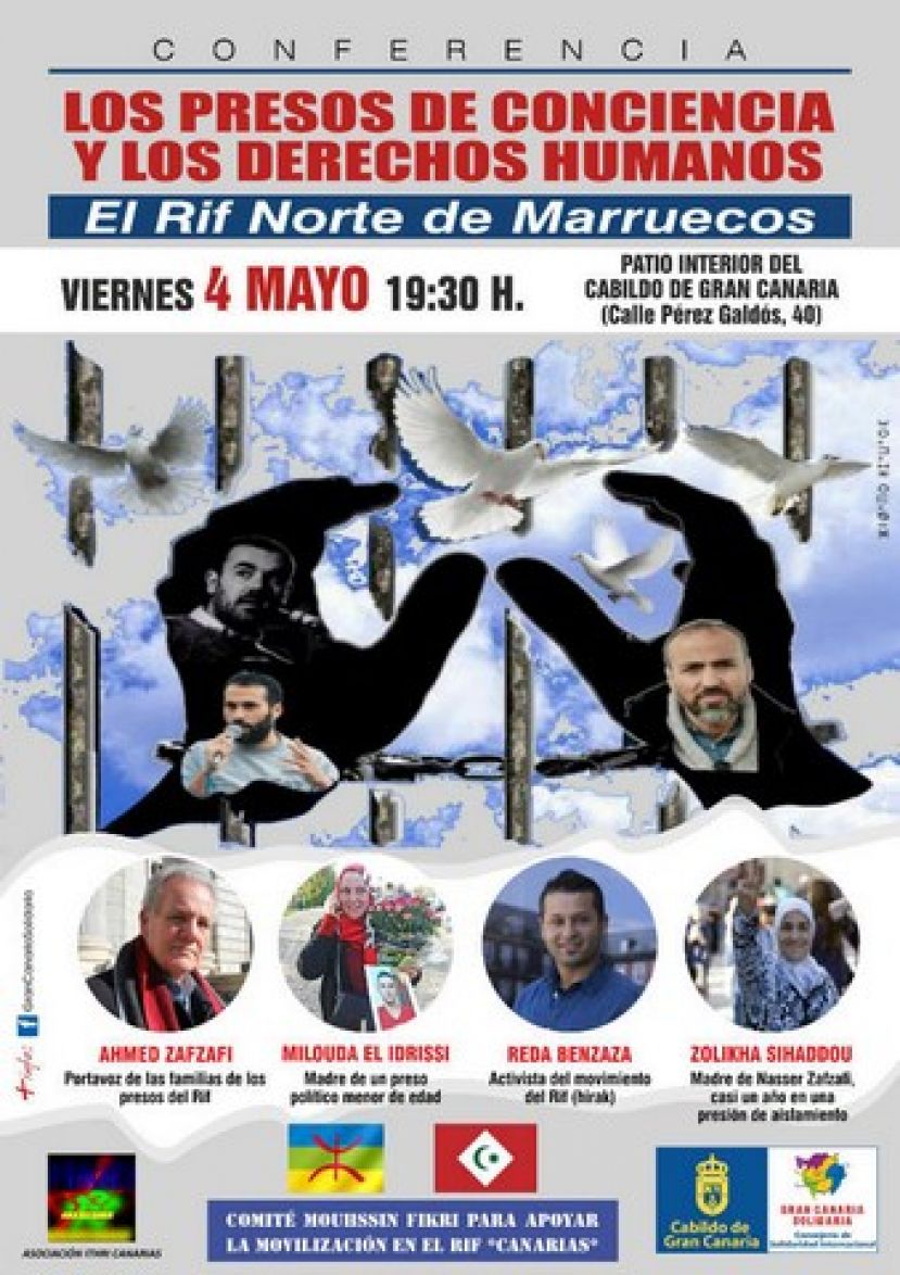 El Cabildo denuncia la violaci&oacute;n de los derechos humanos en la regi&oacute;n del Rif en un acto que dar&aacute; voz a los familiares de los presos