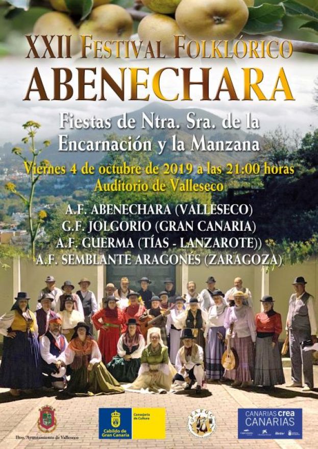 Valleseco: Fin de semana de sus fiestas con el encuentro Folcl&oacute;rico Abenechara