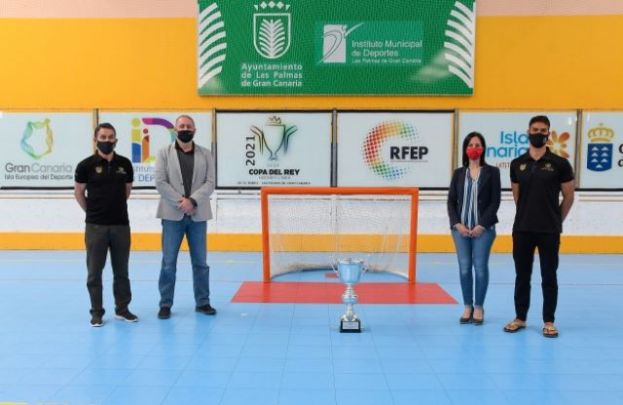 El Polideportivo Carlos Garc&iacute;a San Rom&aacute;n acoge la presentaci&oacute;n de la Copa de SM El Rey de Hockey L&iacute;nea, que se disputar&aacute; el 30 y 31 de enero