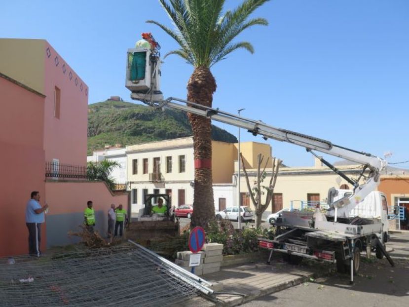 Guía: Comienzo de las obras del espacio que albergará el busto de Ramón Jiménez