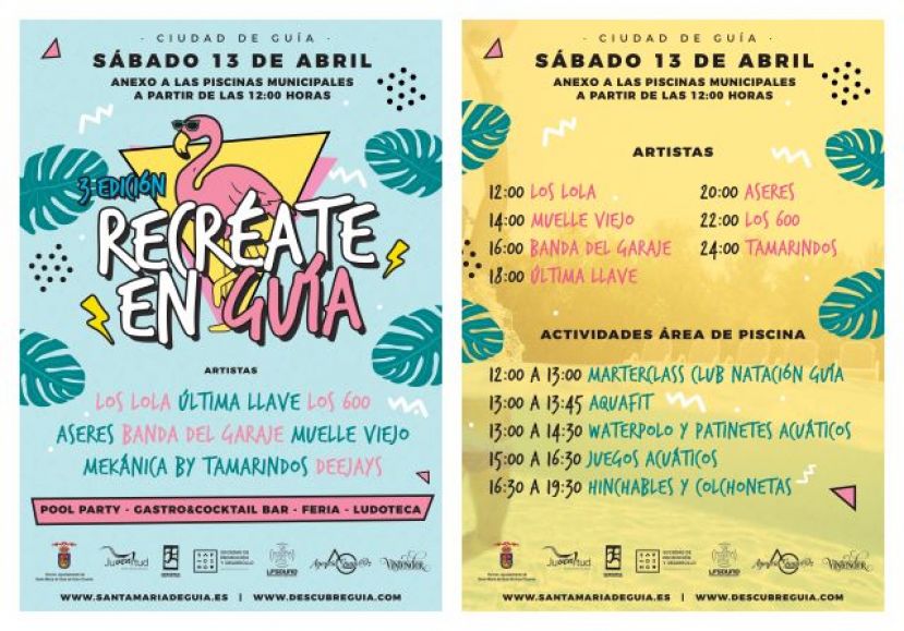 Mañana sábado en Guía, tercera edición de 'Recréate en Guía'