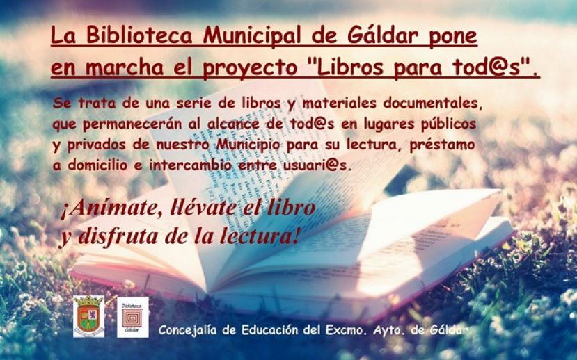 Gáldar: “Libros para tod@s”, el nuevo proyecto de Bibliotecas y Archivo