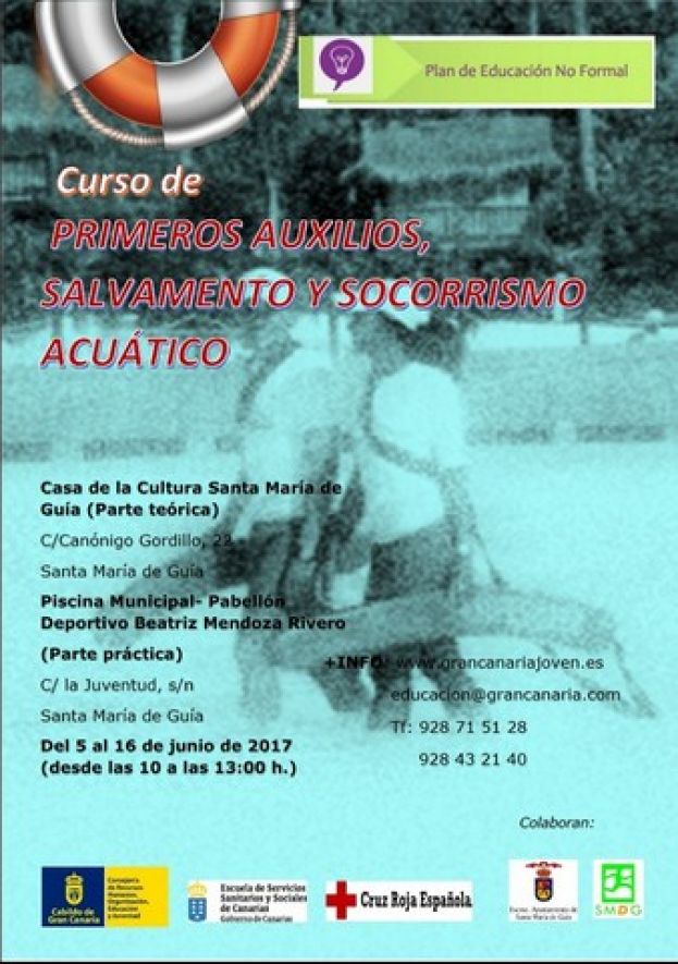 Gu&iacute;a: Curso de &ldquo;Primeros auxilios, salvamento y socorrismo acu&aacute;tico&rdquo;