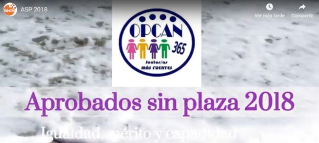 V&iacute;deo de sensibilizaci&oacute;n con los aprobados a las oposiciones docentes en Canarias
