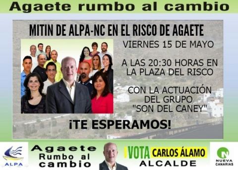 ALPA-NC celebra este viernes un mitin en el barrio de El Risco de Agaete
