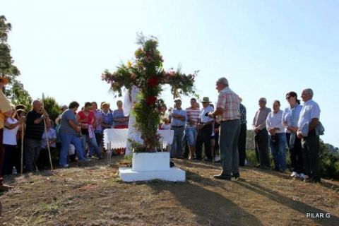 Valleseco: Celebraci&oacute;n de la Festividad de La Cruz en la zona de la Mina