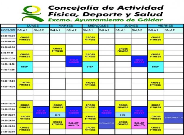 La Ciudad Deportiva de G&aacute;ldar ampl&iacute;a sus horarios y actualiza sus tarifas