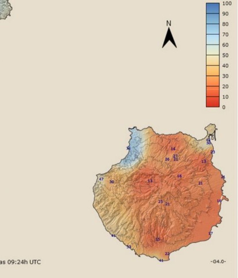 El Cabildo pide precaución ante posibles incendios forestales