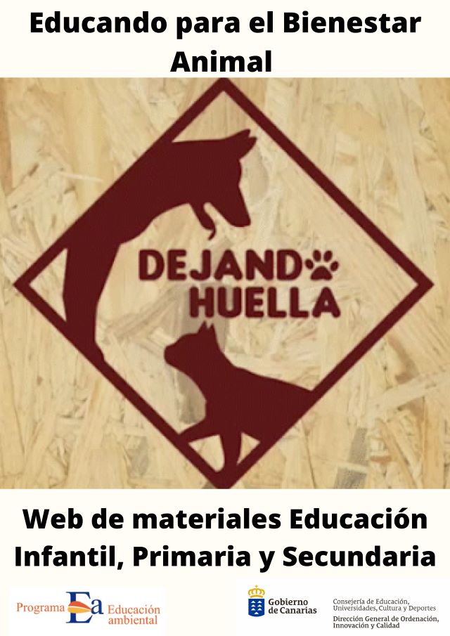 Educación presenta a los centros la web “Dejando huella” en el Día Mundial de los Animales