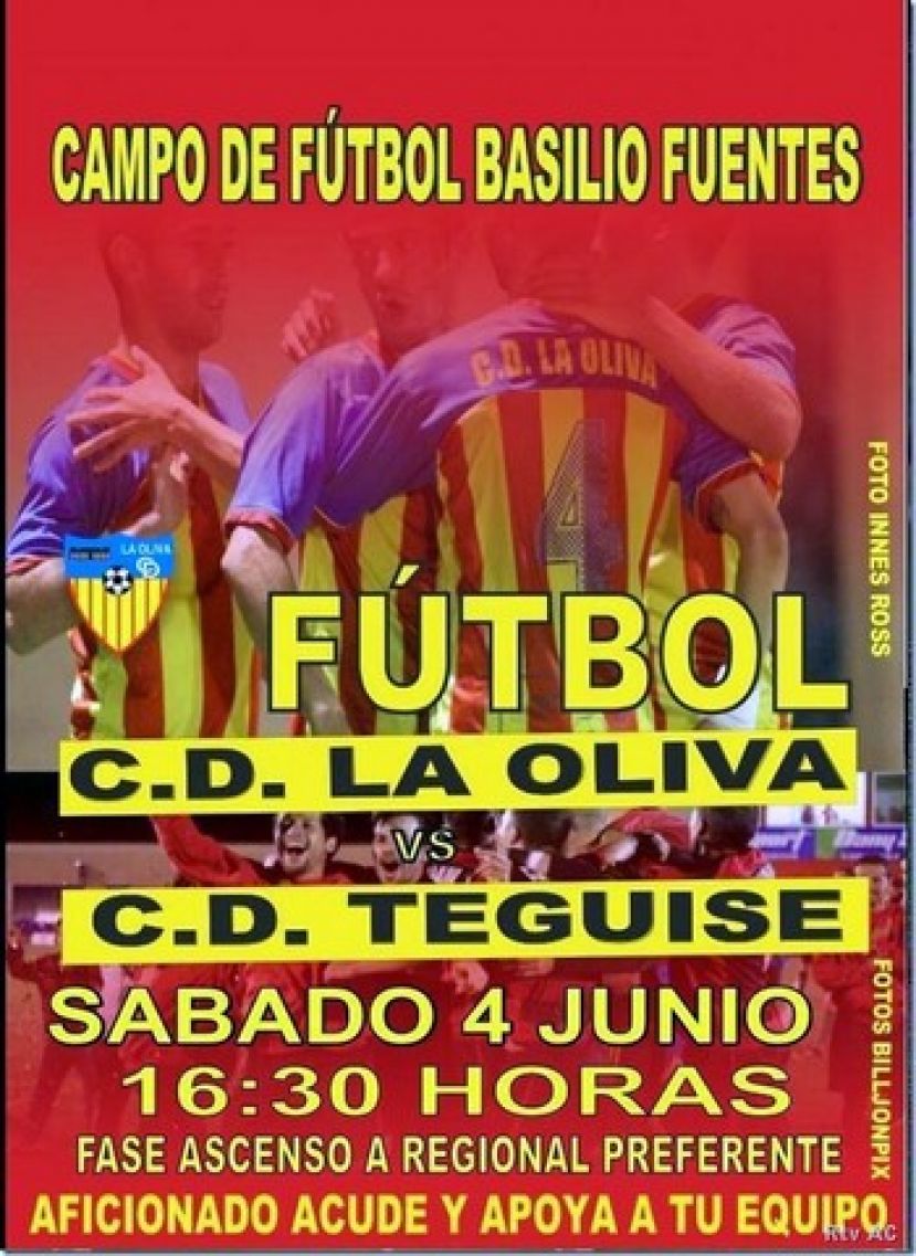 CD La Oliva y CD Teguise pelearán por una plaza en la Regional Preferente