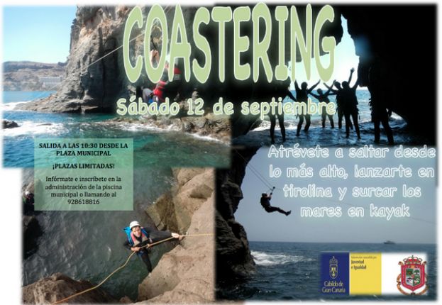 Valleseco: Los jóvenes podrán disfrutar del ‘coasteering’ en este final del verano