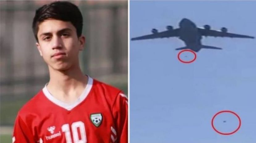 Trágica muerte de un futbolista al caer del avión huyendo de los talibanes