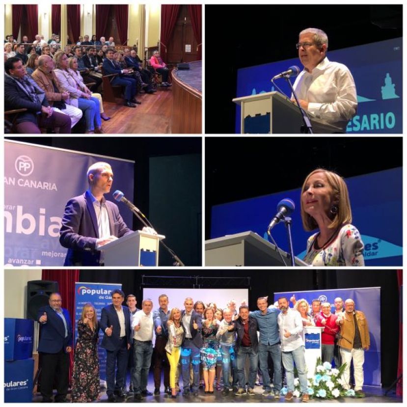 Presentaci&oacute;n de la Candidatura del Partido Popular al Ayuntamiento de G&aacute;ldar