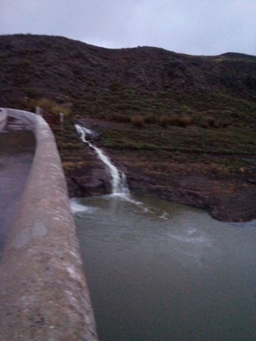 Las presas de Gran Canaria comienzan a recoger agua de la lluvia