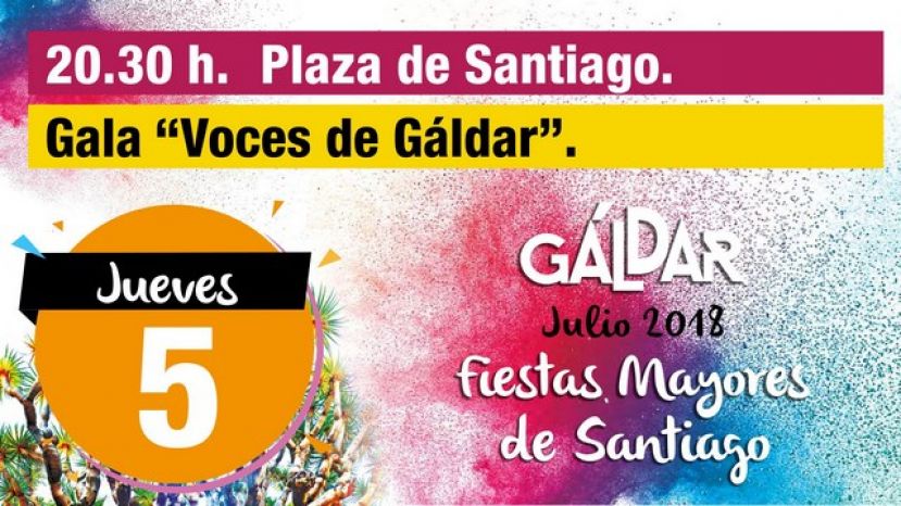 Gáldar: Hoy se celebra la Gala “Voces de Gáldar” en el escenario de la Plaza